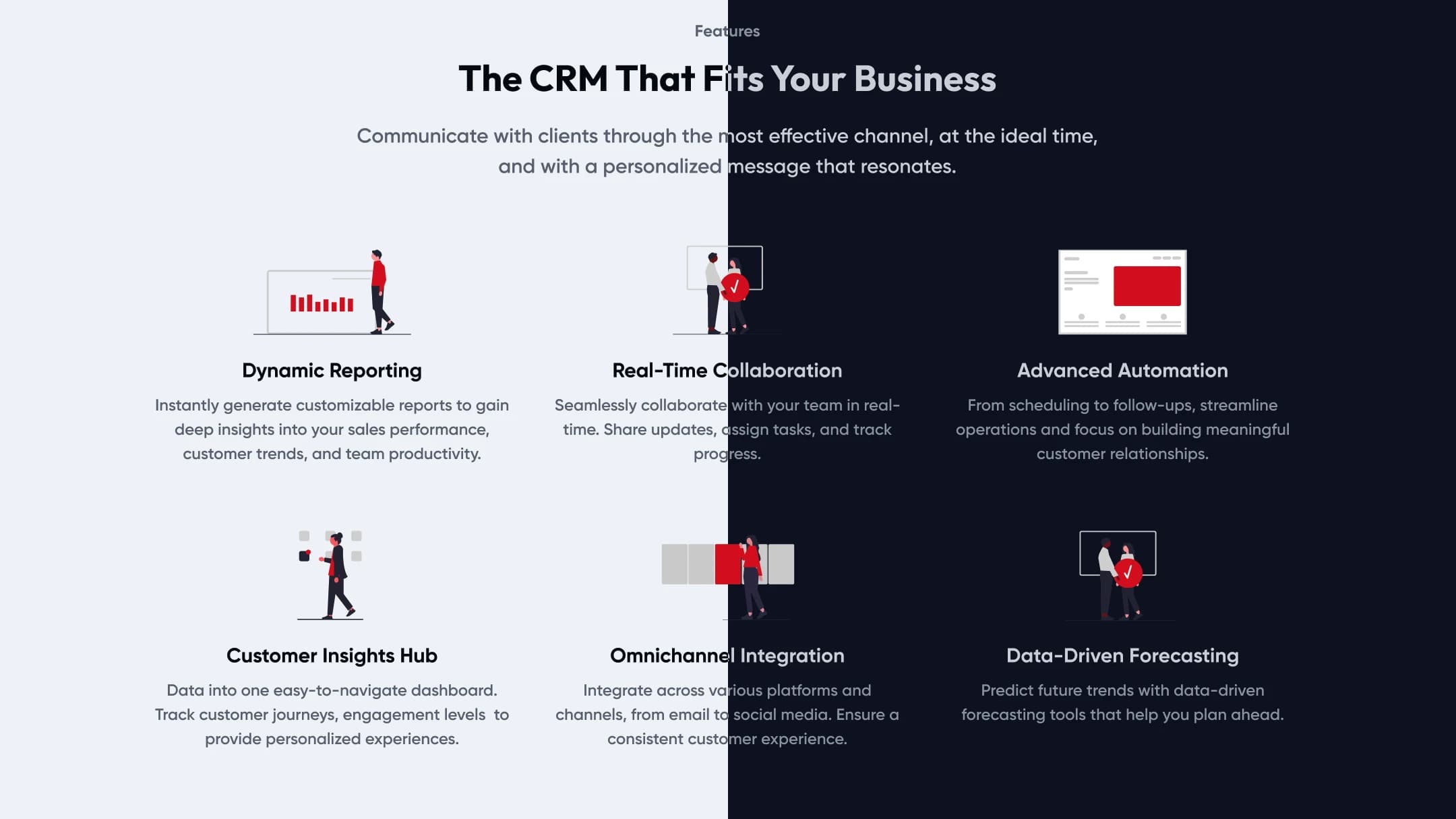 Landing Design — Fintory — SaaS CRM, image 2
